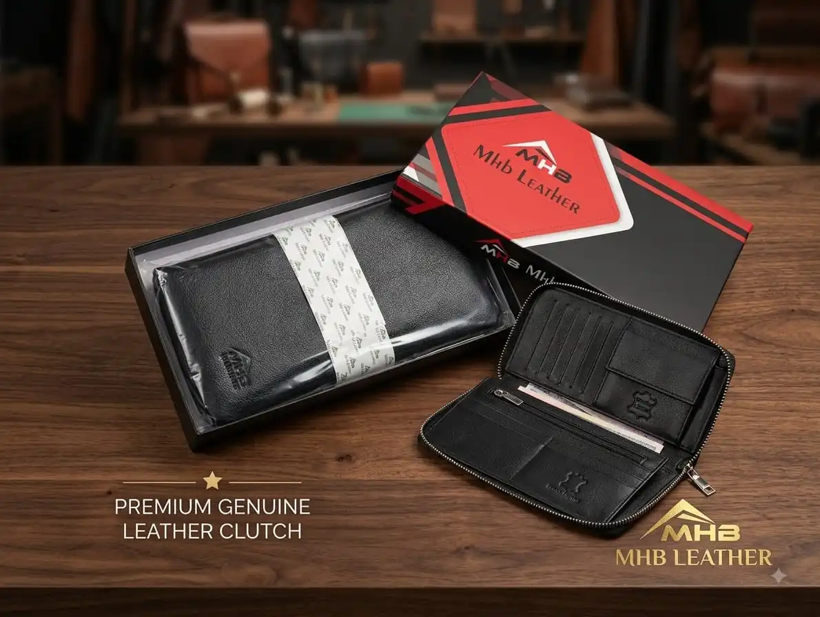 MHB Leather Wallet for men